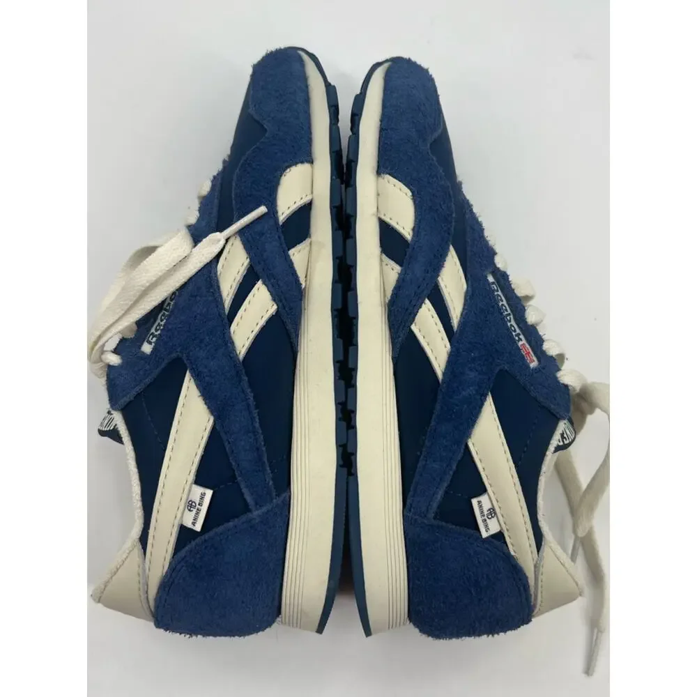 Anine Bing x Reebok Classic Nylon Shoes sneakers blue retro‎ sz 37.5 Men 6 W 7.5